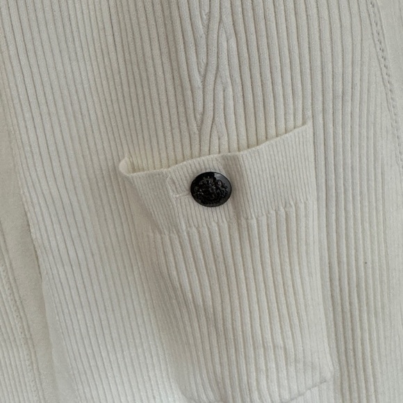 White House Black Market Cream Cardigan - Picture 3 of 7